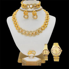 Load image into Gallery viewer, Combo couple watch &amp; Jewelry Set

