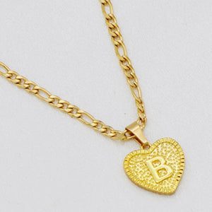 18k Gold Plated A-Z initial letter pendant necklace